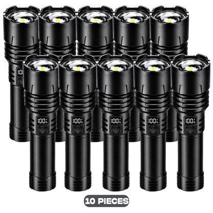 🎁 2026 Billhol® NEW Super Bright Ultimate Tactical Survival Flashlight · 2M+ SOLD · 80X Brighter ·120H Runtime · Military COB LED Tech