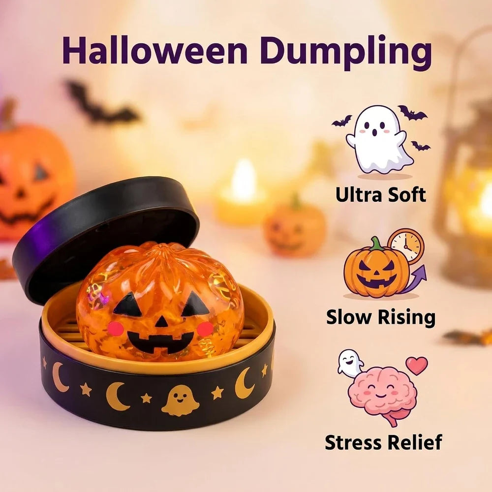 Pureluxo® Dumpling Squishies Mystery Box, Dumplings Stress Balls for Adults | Party Favors Stress Relief Gift for Friends and Coworkers