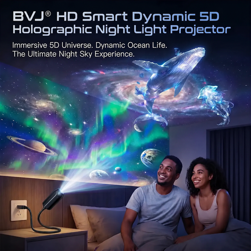 BVJ® 5D Galaxy Ocean Projector for Bedroom 🔥