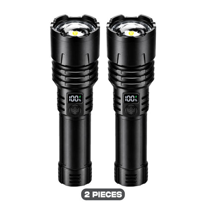 🎁 2026 Billhol® NEW Super Bright Ultimate Tactical Survival Flashlight · 2M+ SOLD · 80X Brighter ·120H Runtime · Military COB LED Tech