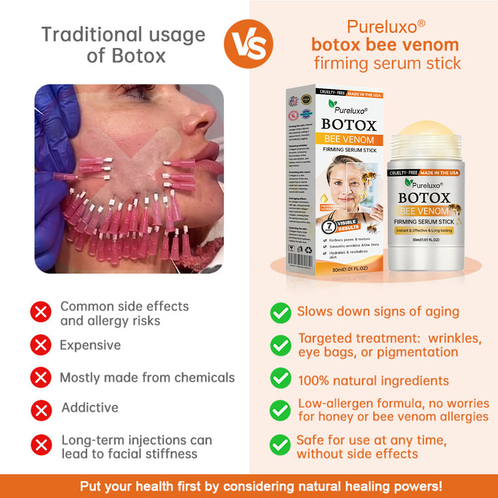 Made and Shipped from US✨Pureluxo® Botox Bee Venom Firming Serum Stick(🔥LAST DAY 70% OFF) 🛒