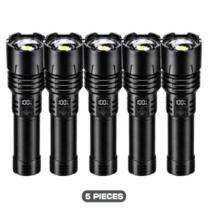 🎁 2026 Billhol® NEW Super Bright Ultimate Tactical Survival Flashlight · 2M+ SOLD · 80X Brighter ·120H Runtime · Military COB LED Tech