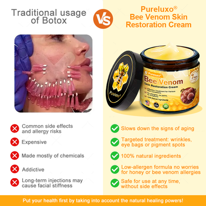 Made and Shipped from USA ✨ Pureluxo® Bee Venom Skin Restoration Cream ⏰ LAST DAY 80% OFF🛒